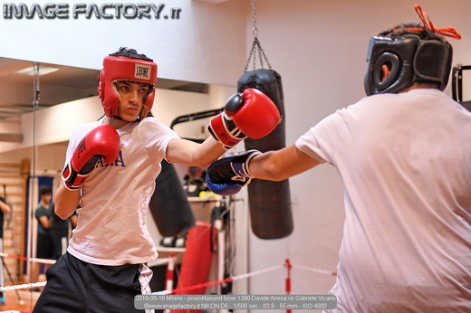 2019-05-16 Milano - pound4pound boxe 1380 Davide Anesa vs Gabriele Vicario